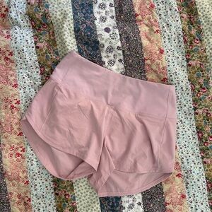 lululemon Speed Up High-Rise Lined Short 2.5". Pink Haze